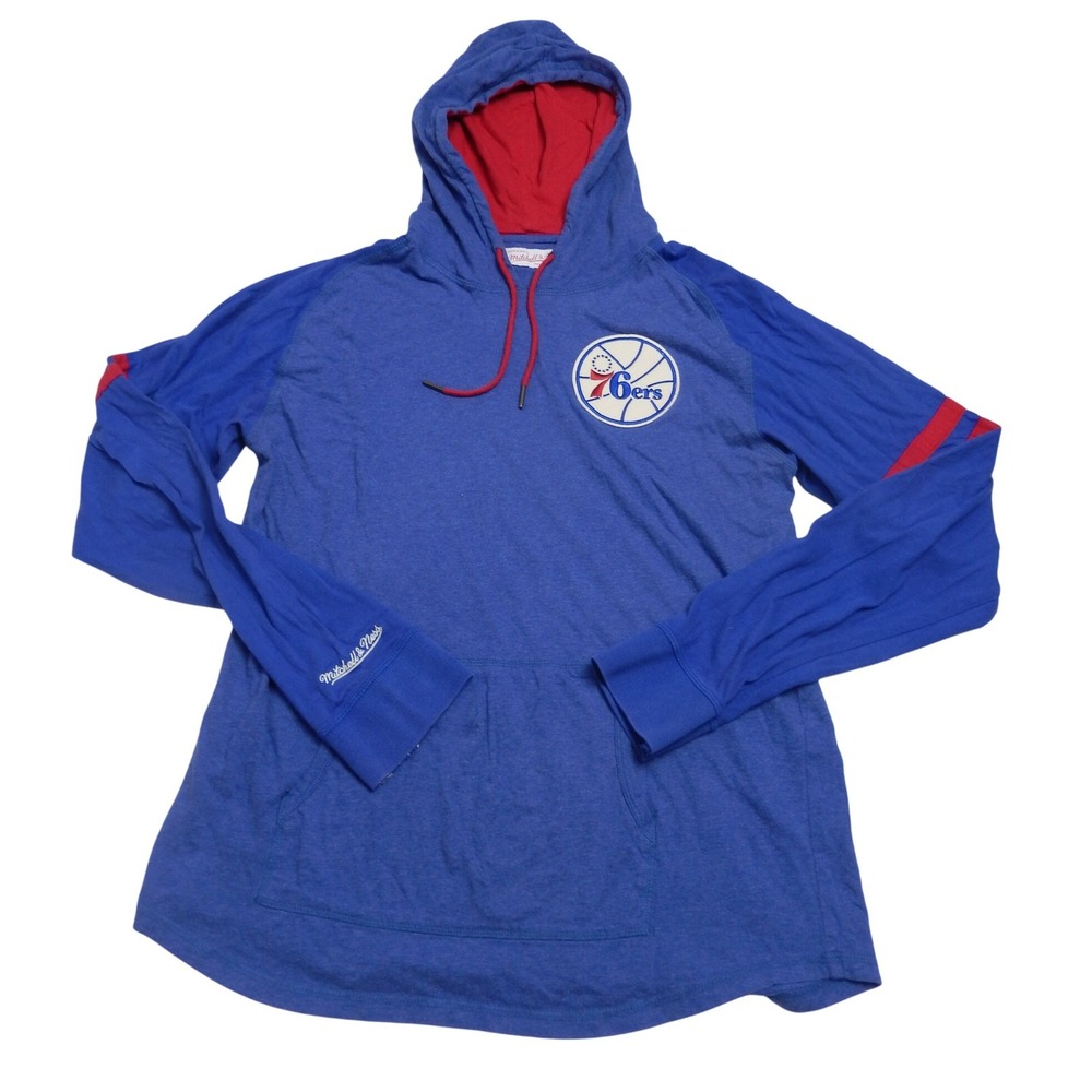 Mitchell Ness Kids Philadelphia 76ers Hoodie Lightweight Pullover Size‎ XL